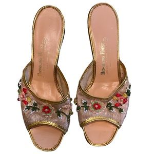 Vintage Beaded Sandals